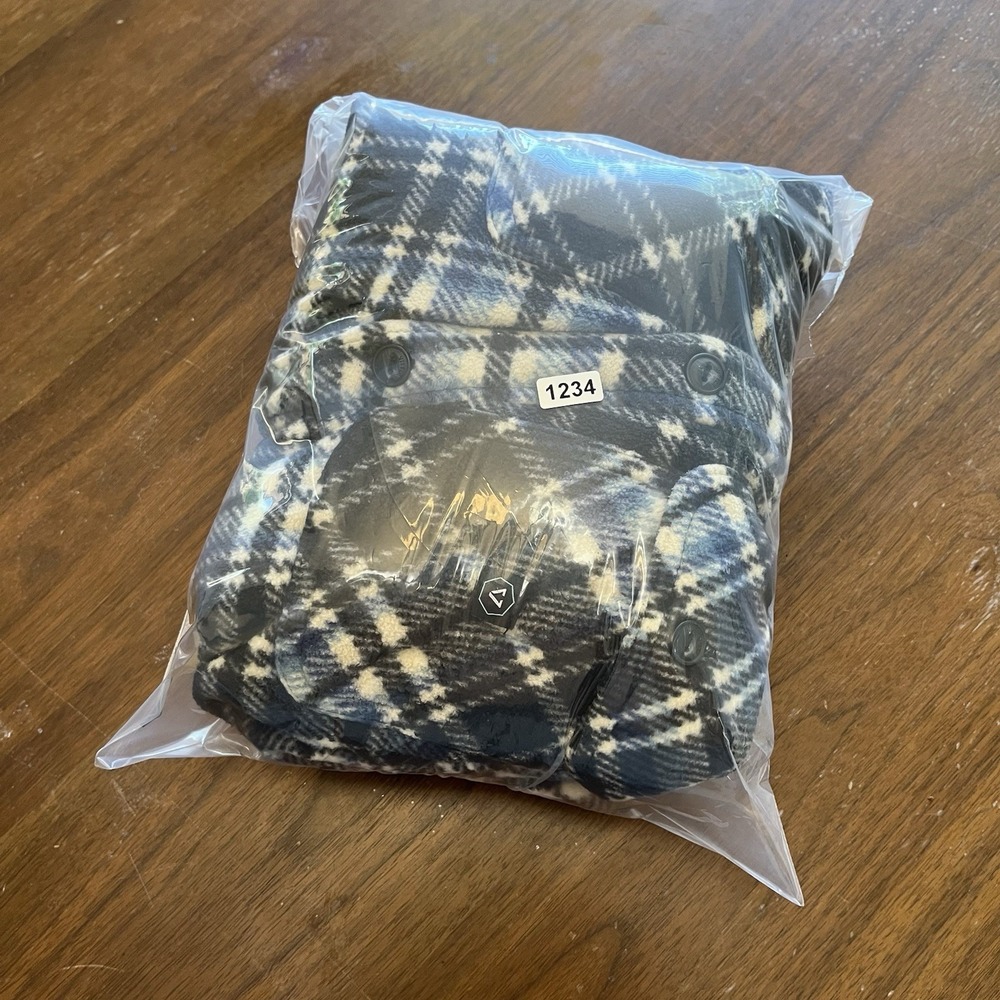 Vissla Men's Eco Zy Plaid Flannel Button-Up Shirt XL Long Sleeve reg $79.99 - Picture 12 of 12